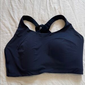 Lululemon DDD Women's Navy Sports Bra with Cross-Back Straps